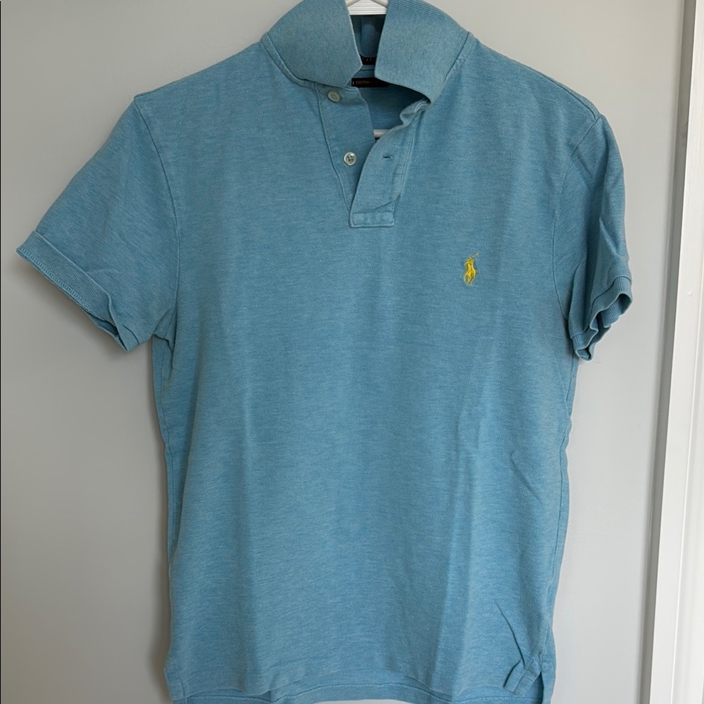 Polo by Ralph Lauren Men's Blue Polo Shirt